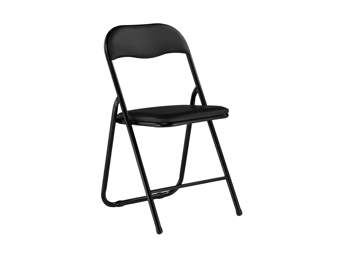 Стул на металлокаркасе Fold 1 складной black / black